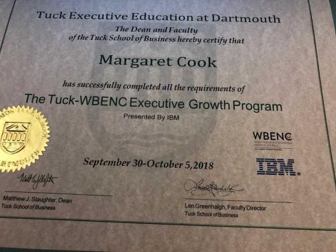 Tuck-WBENC Executive Growth Program