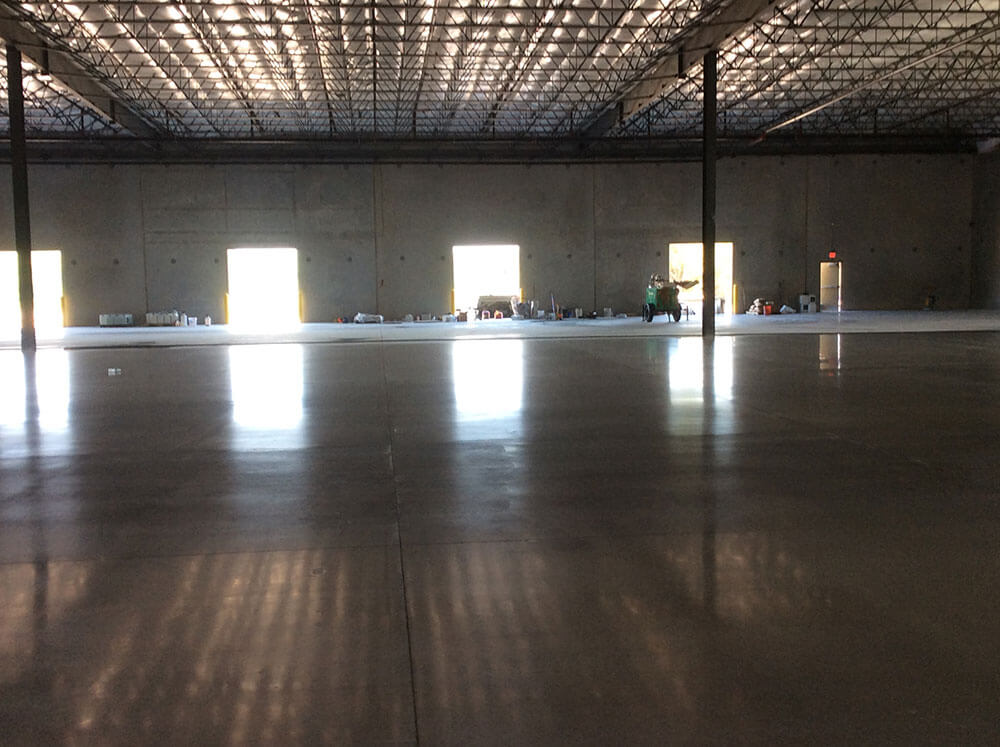 power trowel dust-free concrete polishing